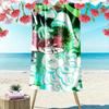 One Piece Roronoa Zoro Print Beach Towel, Large Soft Quick Dry Towel for Beach Camping Swimming