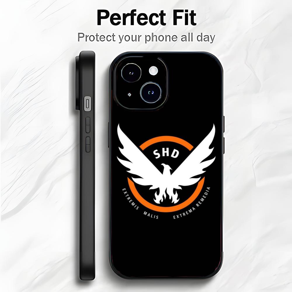 Game T-Tom Clancy's The Division Telefoonhoesje Telefoonhoesje Zachte Verpakking Lichtgewicht Voor iPhone17 16 15 14 13ProMax