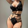 Sex Underwear Sexy Women's Lace Mesh Hollow Underwear Sex Set