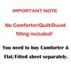 Watercolor Red Hibiscus Flower Pattern Three-Piece Quilt Cover Digital Printing Bedding Set Bed Cover