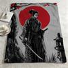 Character MMusashii Throw Warm Soft Flannel Blanket Multiuse for Sofa Bed Camping Travel Nap