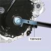 Transmission Oil Seal Removal Hook Tool, T20143 Metal Double-Ended Design with Alternate Working Ends for Maintenance and Service Tasks