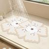 Water Absorbent Bathroom Rug Non Slip Floor Mat Home Decoration Doormat  Corridor