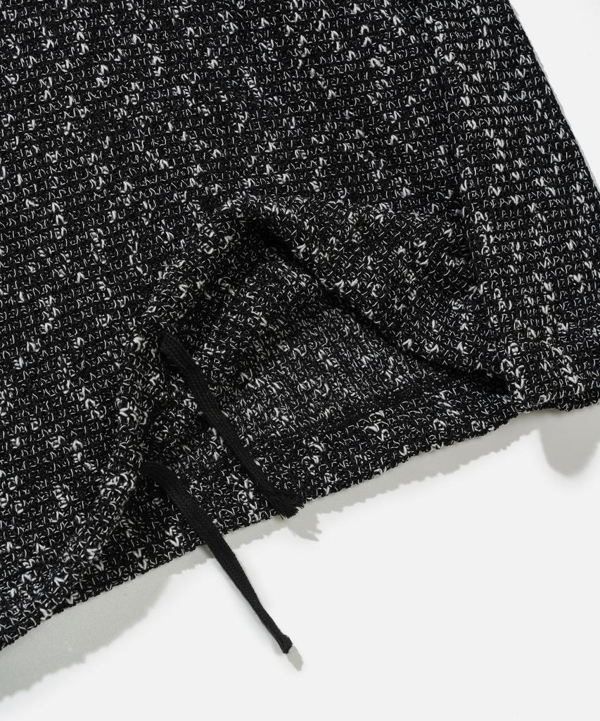 VASTIC Grunge Knit Hoodie_Black