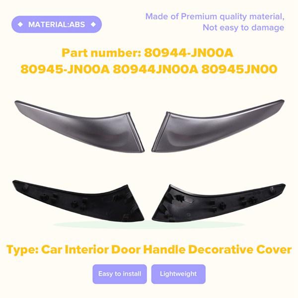80944JN00A/80945JN00A Pair for 18-20 Nissan Altima Interior Door Handle Trim
