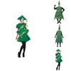 Stylish Men's Women's Christmas Tree Skirt Cosplay Outfit For Holiday Parties
