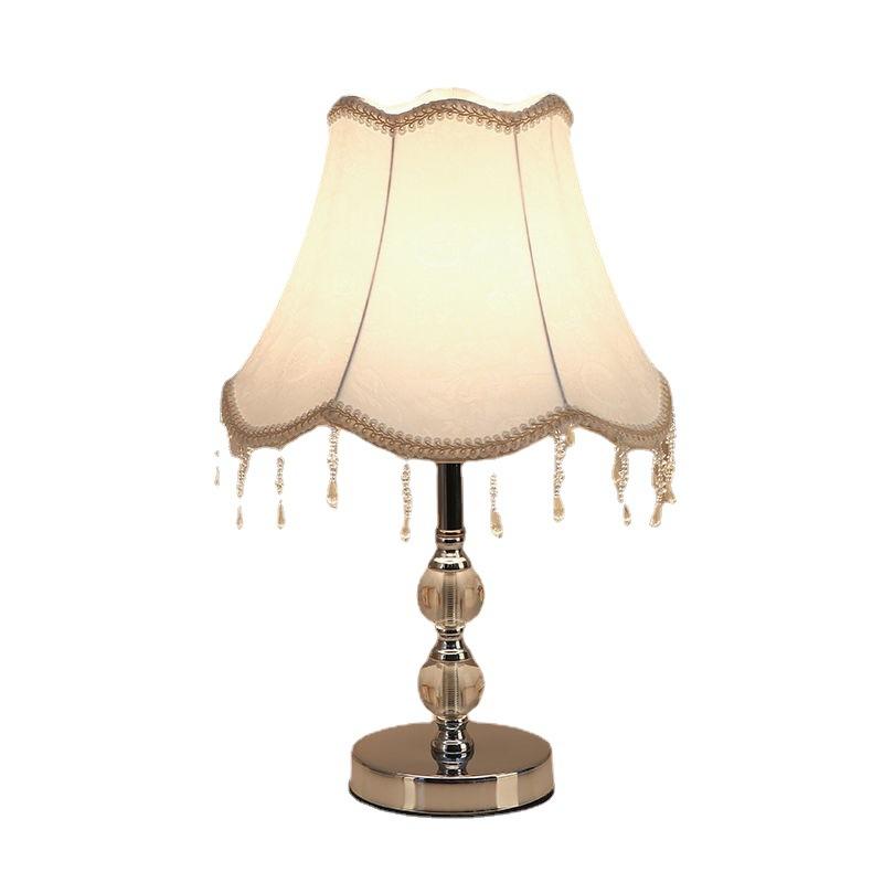 Klassische Vintage-Tischlampen für Schlafzimmer, Nachttischlampen, moderne europäische Kristall-Schreibtischlampen für Wohnzimmer, Lichter E27, EU, UK, US-Stecker