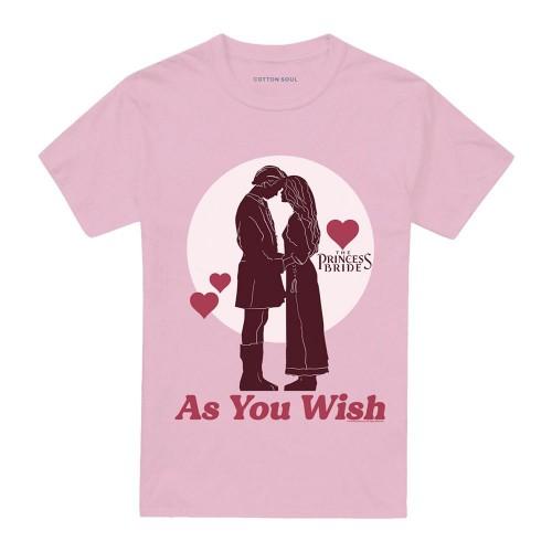 The Princess Bride Unisex Adult As You Wish Valentine`s Day T-Shirt