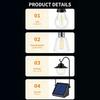 Solar Powered Charging Camping Lamp Atmosphere Lamp Multifunctional Handheld Tungsten Filament Lamp Outdoor Retro Camping