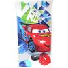 Cars [M5777] - Set de plage 'Cars' bleu rouge (serviette + sac piscine) 120x60 cm