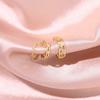 Fashion Punk Zircon Star Chain Tassel Clip Earrings For Women Teen Minimalist Fake Piercing Earbone Ear Cuff Jewelry Gifts