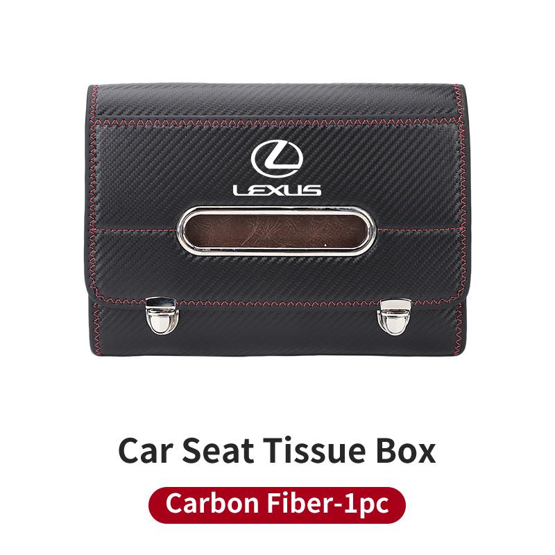 Car Seatback Tissue Holder Box Paper Towel Pouch Napkin Bag For Lexus UX250h RX450h CT200h RX400h NX300h RX350 RX300 GX470 IS350