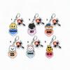 6er-Set ENCHIN Herz-Charakter Schlüsselanhänger mit Lichtstick-Anhänger - Jungwon Jay Jake Sunghoon Sunoo Ni-ki Acryl Schlüsselanhänger Kpop Merchandise Fans Geschenk