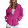 2024 Unisex Plus Velvet Hooded Sweatshirt Cardigan Zipper Windbreaker Casual Top