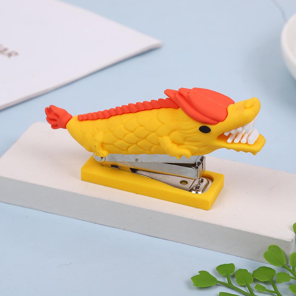 Compact No. 10 Mini Stapler with Staple Remover for Students жёлтый