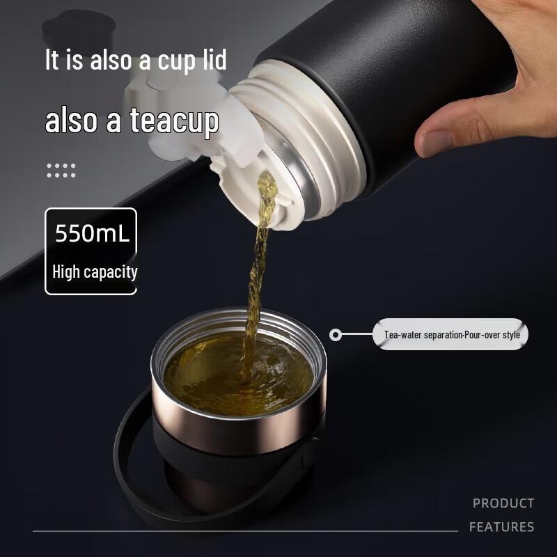 TOMIC Large Capacity Ceramic Insulated Mug