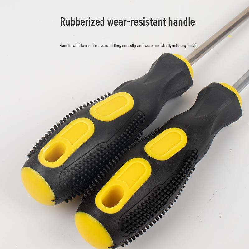 Ergonomic Non-slip Magnetic Screwdriver Set: Slotted, Phillips, and Torx.