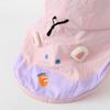 Kids' Summer Sun Hat - Cartoon Rabbit Design, Adjustable, Quick-Dry, Lightweight, with Optional Boys' Shawl
