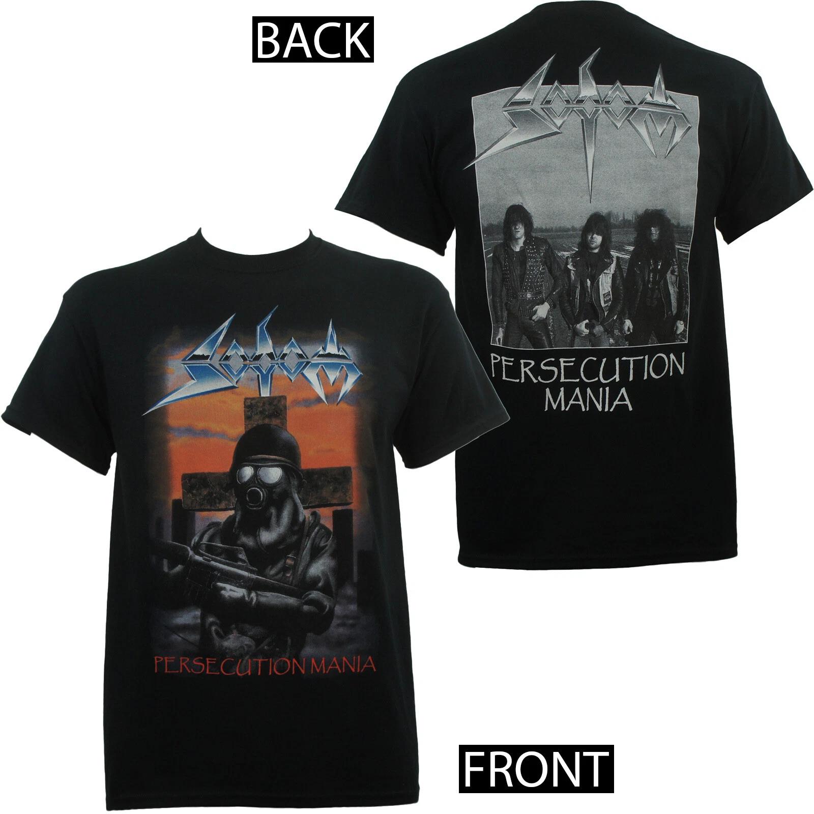 SODOM Band Persecution Mania Album Cover Art T-Shirt S-2XL NEW M