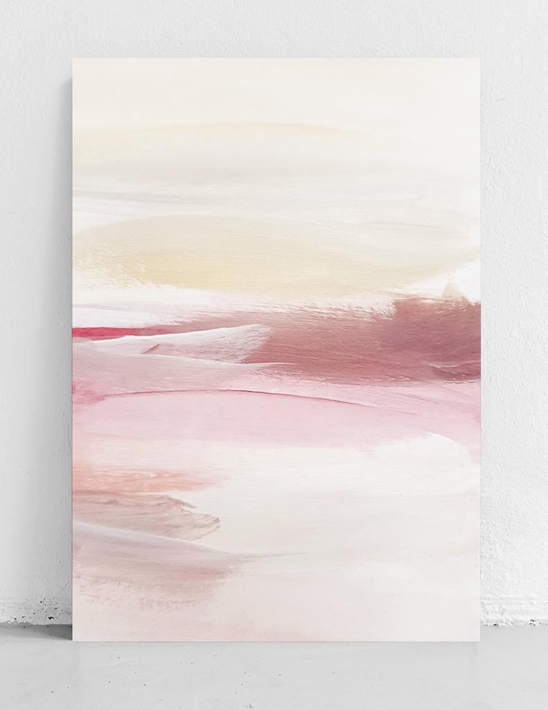 Poster Powder Pink Abstraction