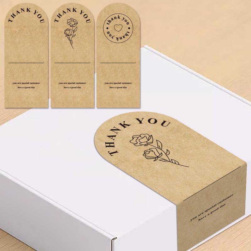 Kraft Paper, Airplane Boxes, Sealing Stickers, Thank-you Stickers, Gift Packaging Labels, Adhesive Labels