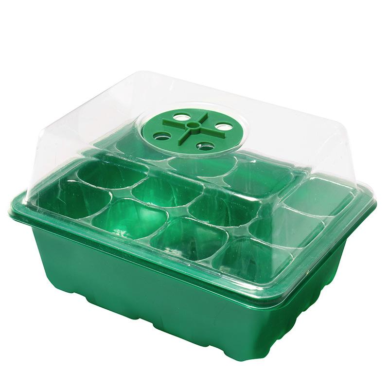 Seed Seedling Cultivation Box with Ventilation Hole Seedling Box Three-piece Succulent Maintenance Free Seedling Sowing Tools