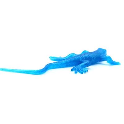 20Pcs Sticky Lizard Animals Retractable Viscous Rubber Lizard Children Gadget