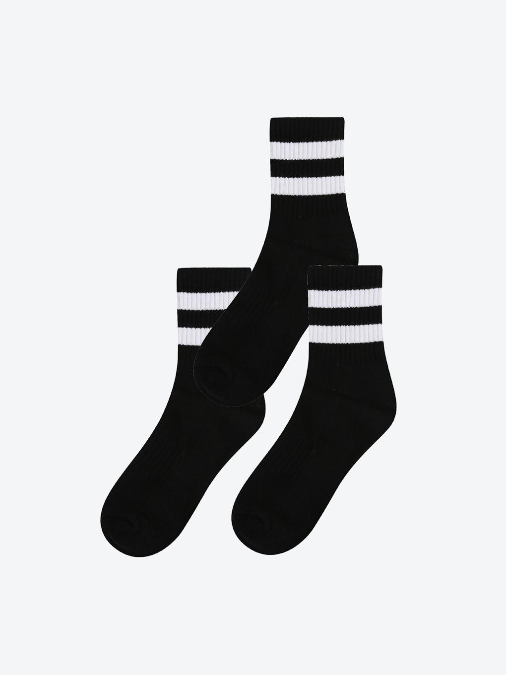 [Standard] Sports 3-Pack Middle Socks (HPAO3FA208 RE) HPAO3GA925