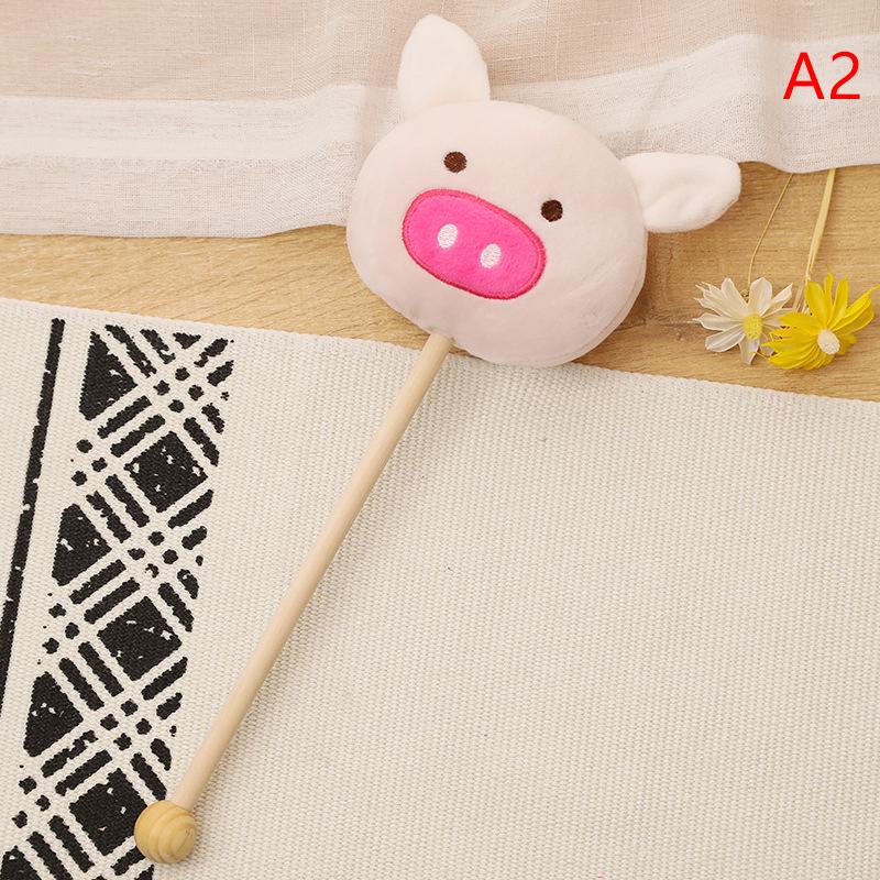 1PCS Cute Cartoon Massage Hammer Hitting Hammer Stick Handheld Plush Small Hammer For Neck Shoulder Meridians Legs Back Massage