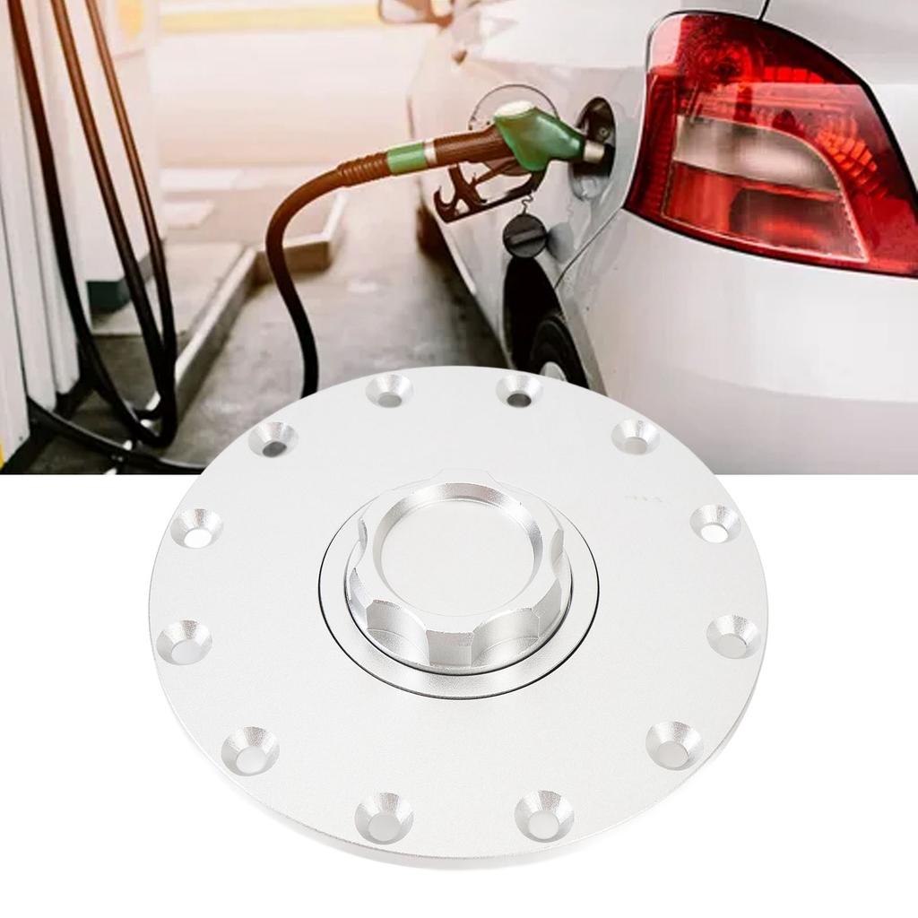 160mm Billet Aluminum   Fuel Cell Gas   With 12 Hole Cell Bung and Gasket for 12 Screw 5.343 In Screw Holes Fuel Cell