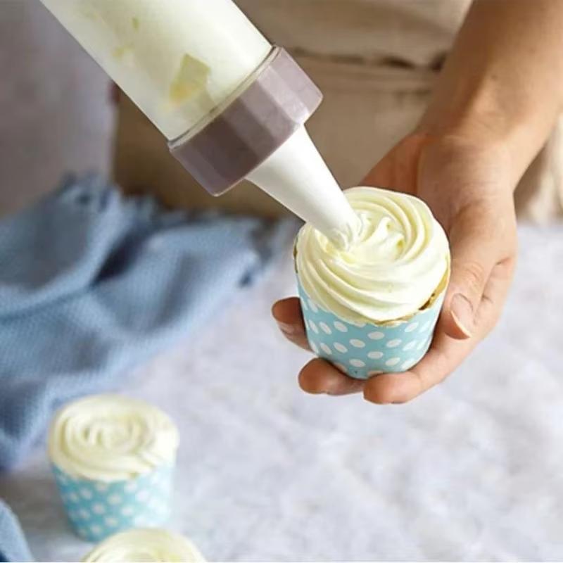 20pcs/set DIY Manual Cookie Mold Gun Cookie Press Kit Machine Gun Decorating Squeezing Machine Making Device Baking Tool