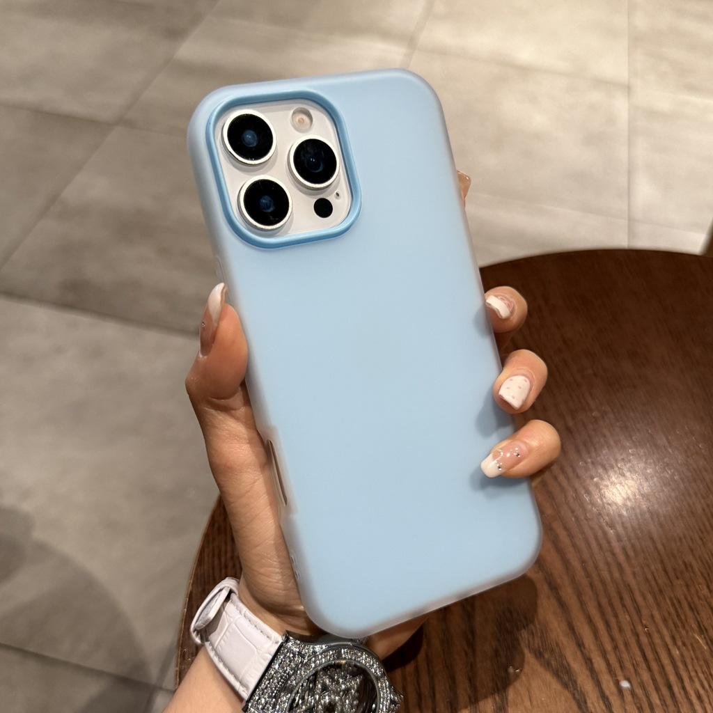 

Applicable to Apple 16promax dopamine jelly skin scrub mobile phone case iPhone15 anti-drop protective case iPhone 16