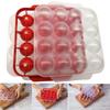 Multi-Function DIY Rice Ball Meatball Mold Transparent Cover Red Meatball Making Tray