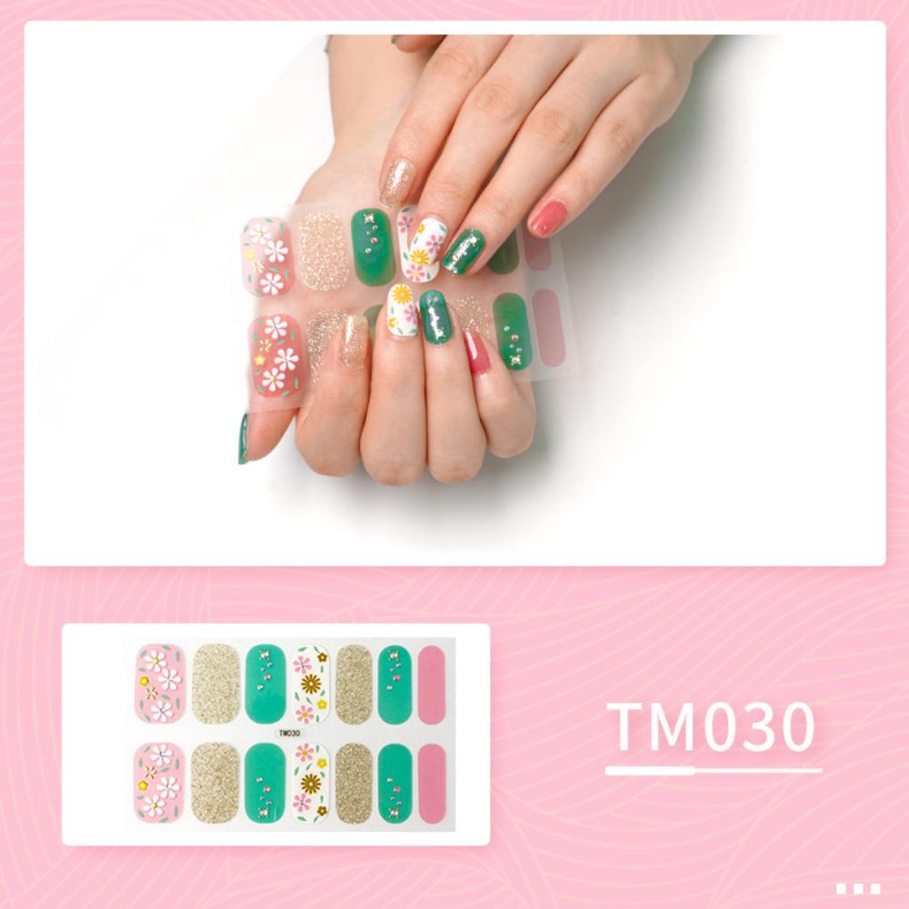 Aufhellender dreidimensionaler Nagelaufkleber Vollaufkleber wasserdichter Nagelpatch Fortgeschrittener Sinn Einfacher Wind Nagellack Kleber