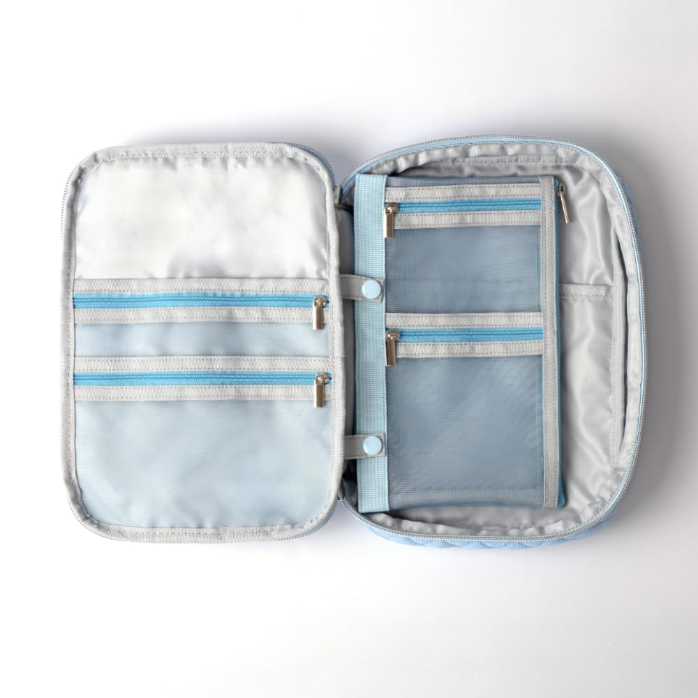 Stationery Large Holds Multiple Easy To Planner Notebook A5 Stationery Y-Style Case, Capacity, Books, Pockets, Carry, Pouch, Storage, Planner, Case,