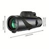40x60 Portable Zoom HD Monocular Telescope Folding Long Distance Powerful Telescope for Hunting Sports Outdoor Camping Travel