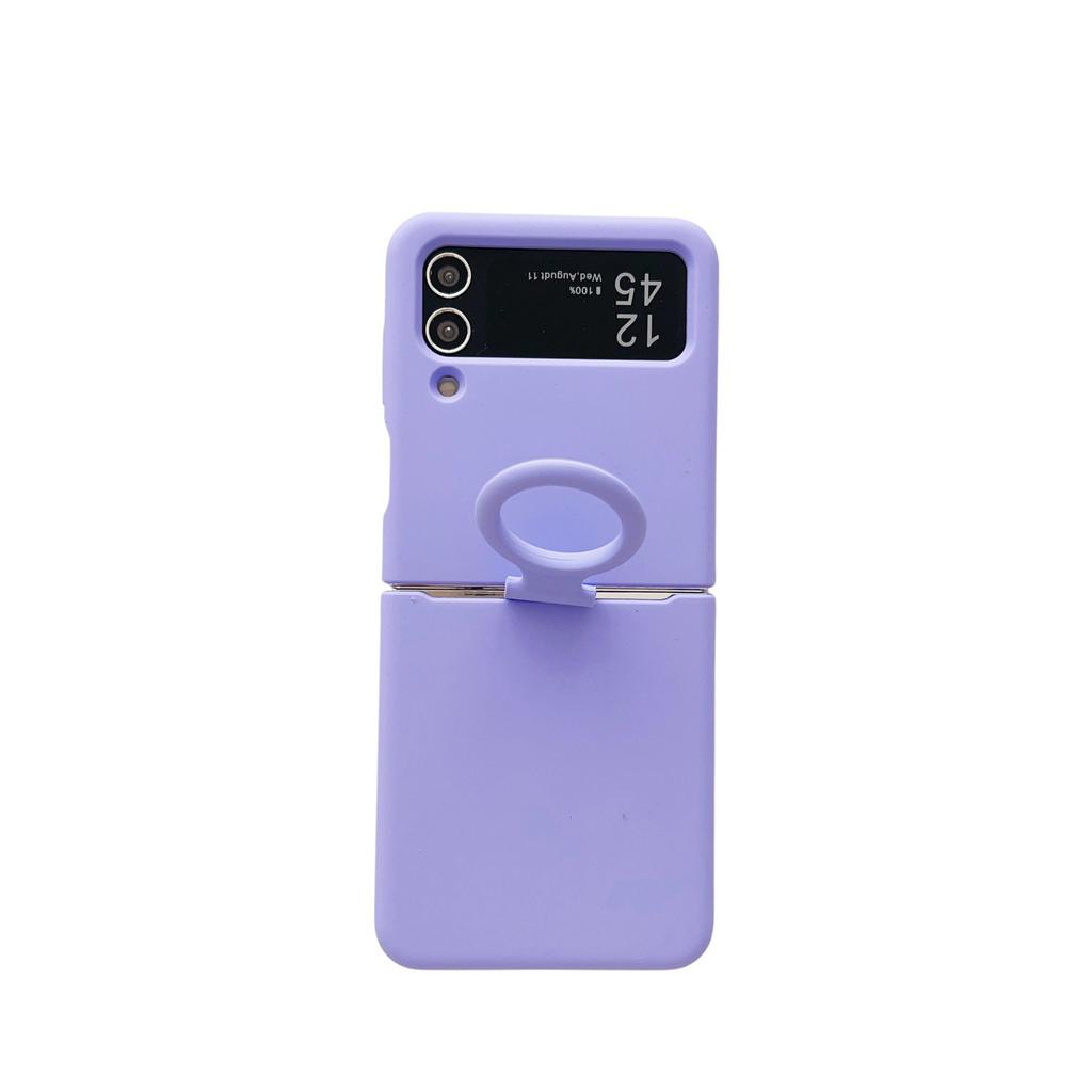 Applicable to Samsung zflip7 mobile phone case liquid silicone all-inclusive anti-drop zflip5 folding screen ring buckle protective case