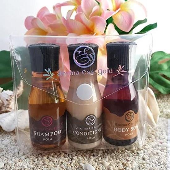 POLA Aroma Esse Gold Shampoo Conditioner Body Soap 3-piece Set