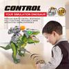 Rc T-Rex, Runs & Roars, Built-In Sound Effects, Birthday Present For Kids 3+, With Remote, Batteries Artificial Alloy Dinosaur Plaything