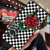 Checkerboard Sunflower Case For ZTE Nubia Red Magic 10 Air 7 6S 7S Pro Red Magic 11 10 9 8 8S 9S 10S Pro Plus Cover