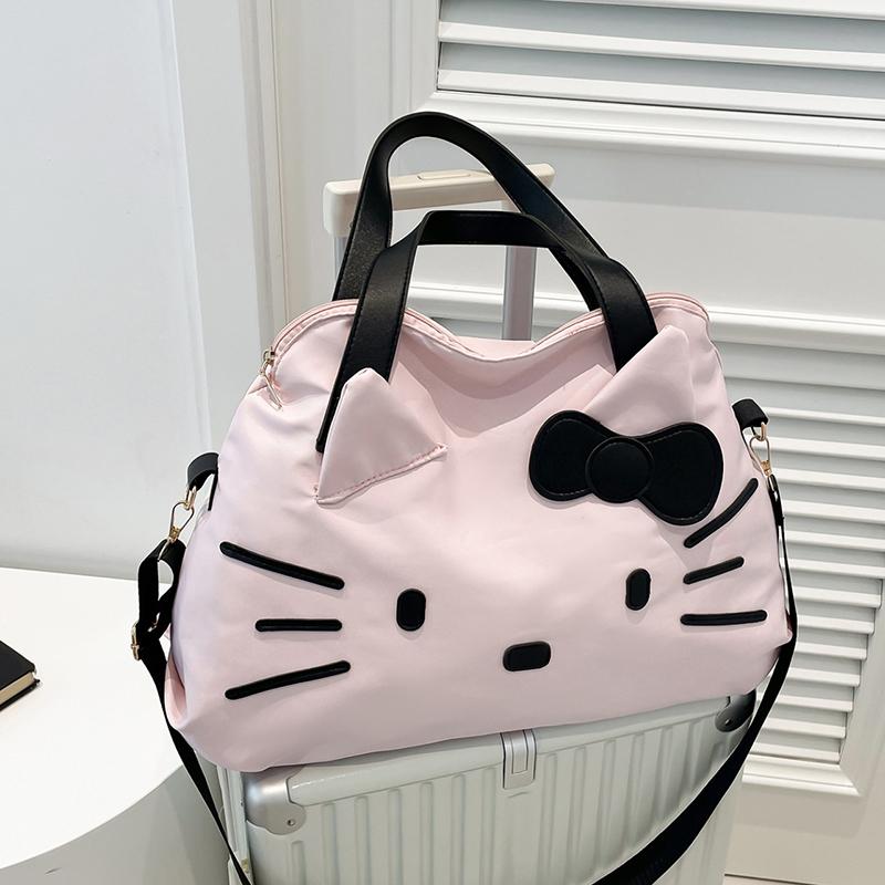 Sanrio Travel Bag Hello Kitty Portable Luggage Bag Suitcases And Travel Bags Shoulder Bag Handbag