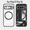 For Google Pixel 9 Pro XL Case Luxury Magnetic for Magsafe Plating Soft Clear Back Cover On For Pixel 9 Pro Pixel9 8A 8pro Transparent Full Cover