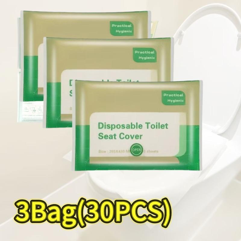 10-120PCS Disposable Toilet Seat Cover Portable Travel Camping Hotel Bathroom Degradable Waterproof Toilet Mat Accessories