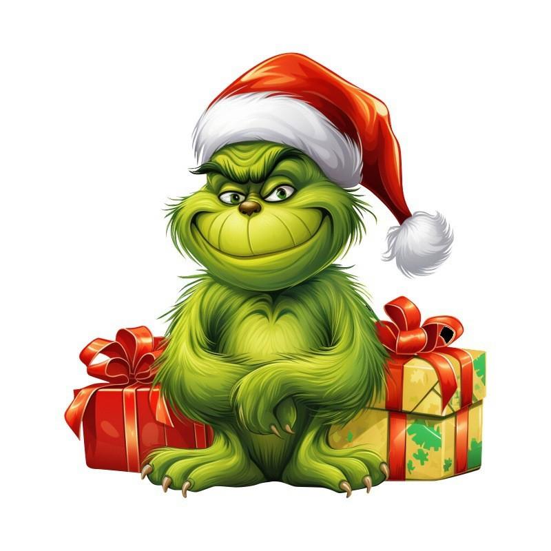 Fun Cartoon Acrylic Christmas Tree Hanging Decoration For Auto Style