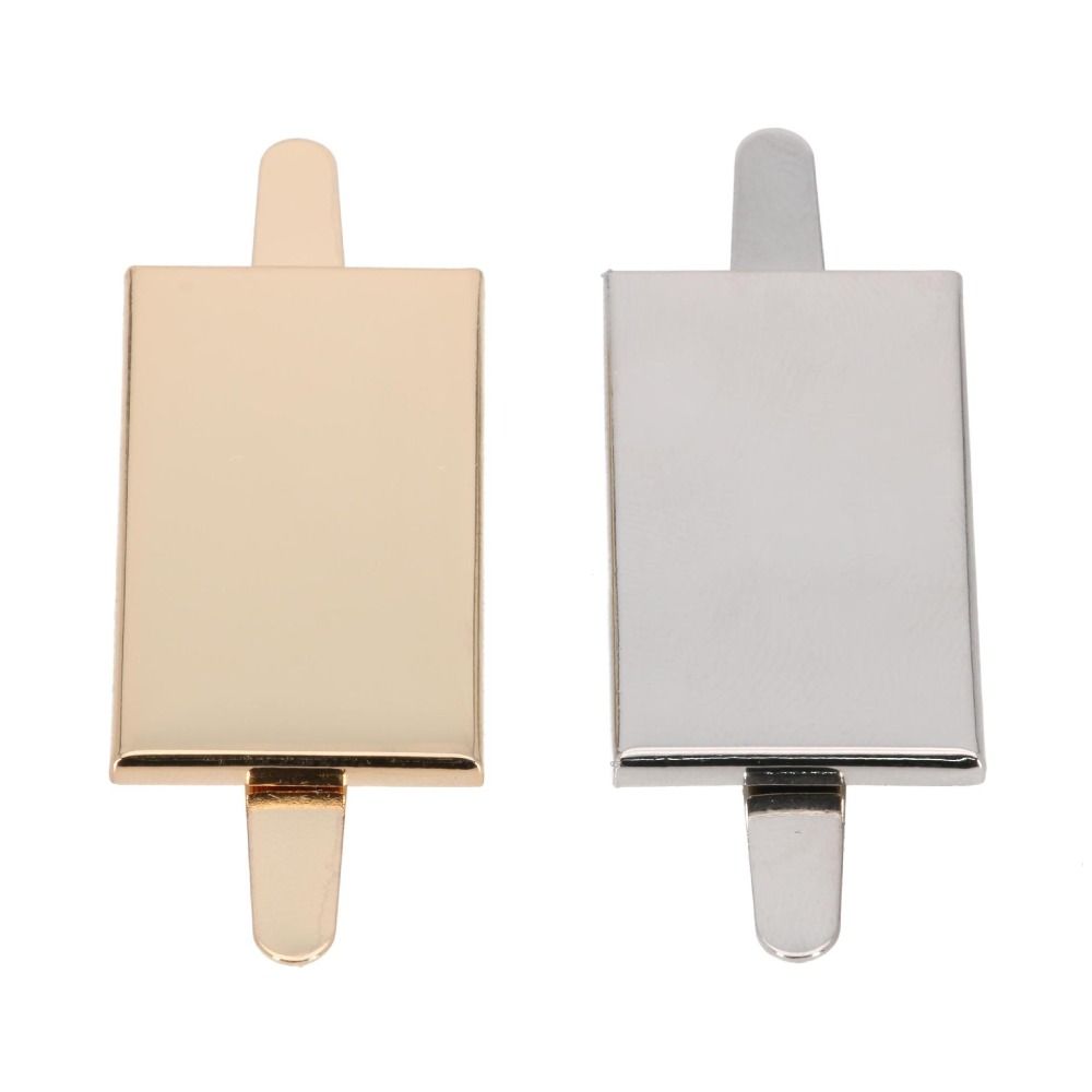 10pcs Rectangle Blank Name Labels Personalized Bags Label Marker  Leathercraft