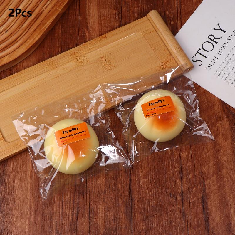 1/2Pcs Simulation Bread Squeezy Toy Cute Slow Rebound Stress Relief Toys Soft Toys For Kid Adults Creative Decompression Gifts