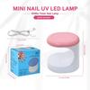 Mushroom-Shaped Portable Light Therapy & USB Nail Lamp for Single Nail