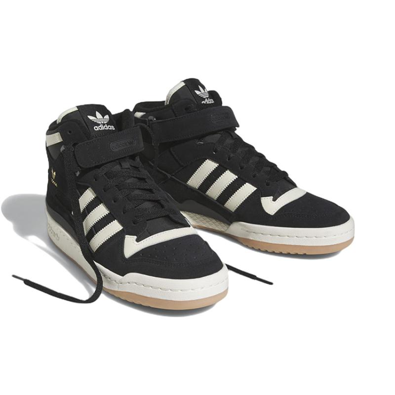 Adidas Forum Mid 'Black Cream Gum' Sneakers FZ6252