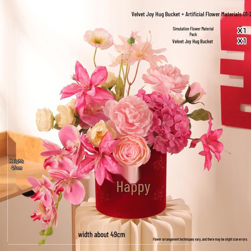 Romantic Wedding Aisle & Table Flower Arrangement: Floral Art Bouquet and Ornaments