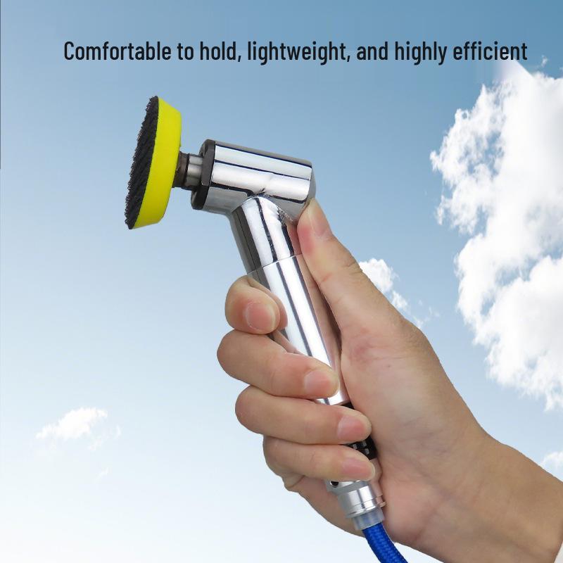 Gaobao 2" Pneumatic Sander 50mm Angled Head Round Air Polisher for Small Areas